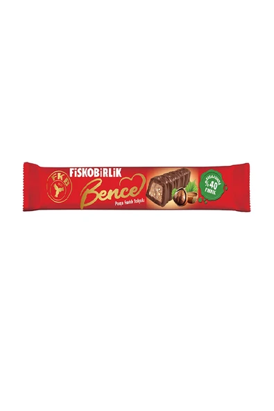Bence Fındıklı Krema Dolgulu Parça Fındıklı Sütlü Çikolata (40 g) x8 Adet