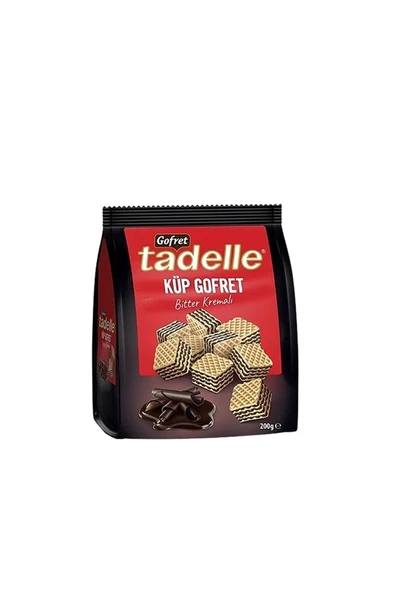 Bitter Kremalı Küp Gofret (200 g) x8 Adet