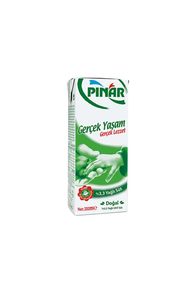 Süt Tam Yağlı (200 ml) x4 Adet
