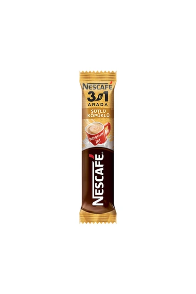 Nescafé 3'ü 1 Arada Sütlü Köpüklü 17,4 gr x4 Adet ürün görseli