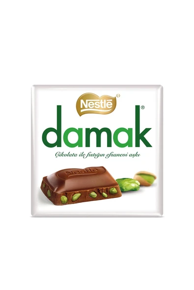 Damak Baklava Kare Çikolata (60 g) x12 Adet