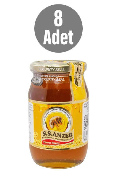 Anzer Çiçek Balı - S.S Anzer Diyarı Tarımsal Kalkınma Koop. 500 gr x8 Adet ürün görseli 1