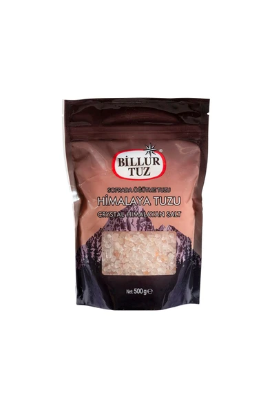 Tuz Sofrada Öğütme Himalaya Tuzu Doypack (500 g) x4 Adet ürün görseli 1