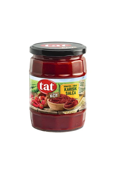 Köy Antep Tipi Domates Biber Salçası (550 g) x6 Adet ürün görseli 1