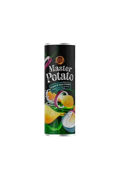 Potato Soğanlı & Ekşi Kremalı Patates Cipsi (160 g) x4 Adet ürün görseli