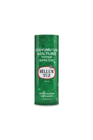 Tuz Rafine Sodyumu %50 Azaltılmış İyotsuz Tuz (500 g) x4 Adet ürün görseli 1