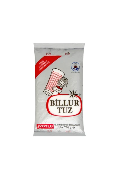 Tuz İyotlu Sofra Tuzu (750 g) x4 Adet ürün görseli