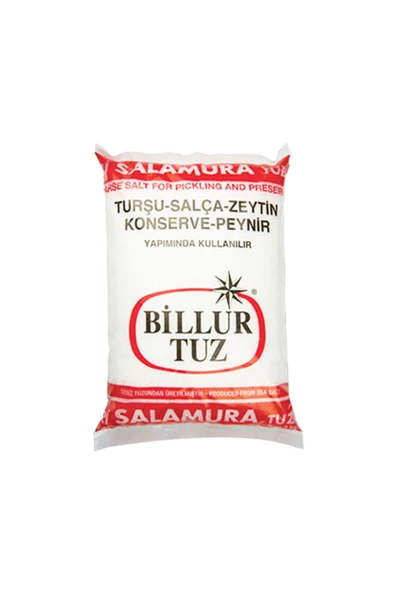 Tuz İri Salamura Tuz (3 kg) x6 Adet
