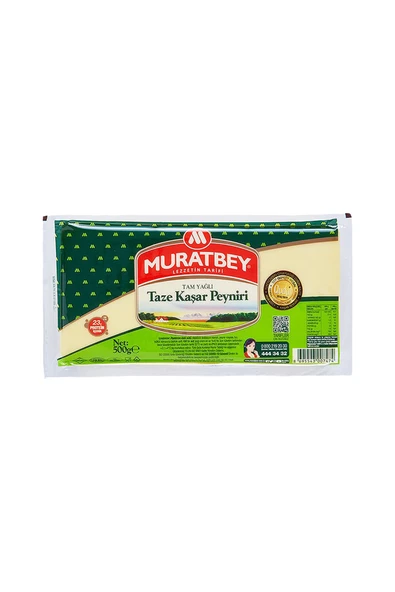Taze Kaşar Peyniri (500 g) x4 Adet