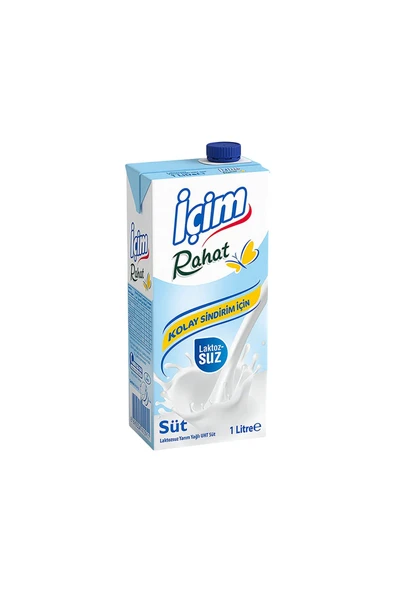 İçim Laktozsuz Süt (1 L) x12 Adet