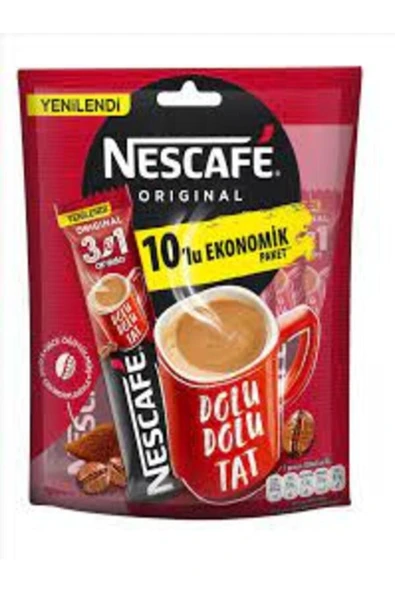 Nescafé 3'ü 1 Arada Tek İçim 30x17,40 gr ürün görseli 1