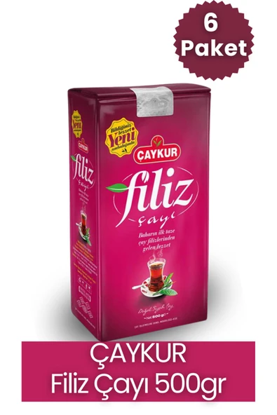 Çaykur Filiz Çay 500 G x 6 Adet