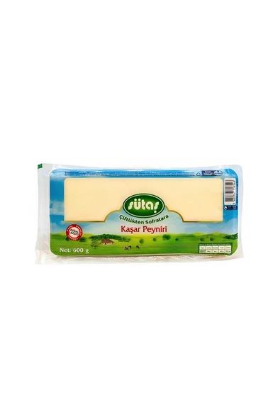 Sütaş Taze Kaşar Peyniri (600 g) x6 Adet