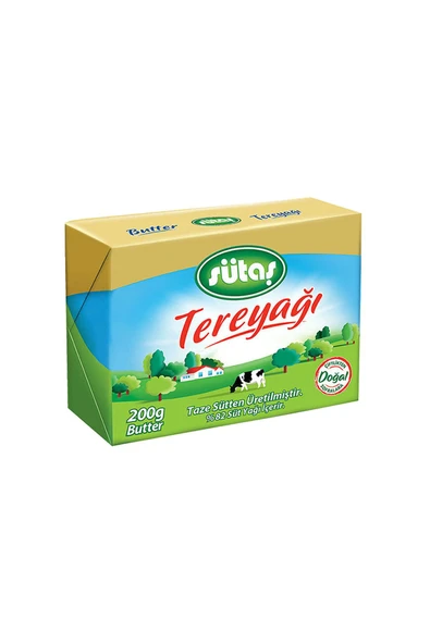 Sütaş Tereyağ (200 g) x12 Adet