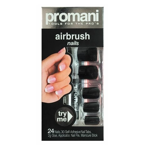 Promani Takma Tırnak Kiti Siyah PR-5002 - 1