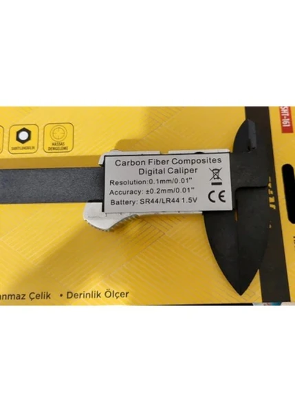 Şahin Tools Kumpas Dijital Mekanik Milimetrik Ölçüm Aleti 150mm ŞHT-161 1618 - Resim 3