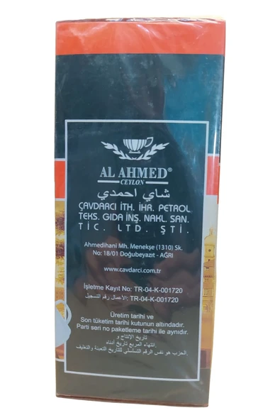 Al Ahmed Ceylon Bergamot Aromalı Earl Grey Siyah Çay 450 gr - 4