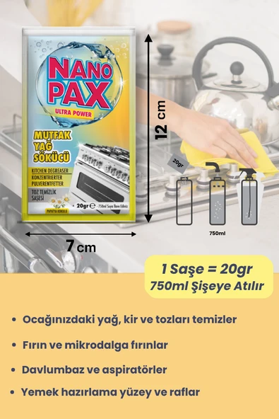 NanoPax Ultra Toz Saşe Temizlik Seti (6 adet Saşe) - 5