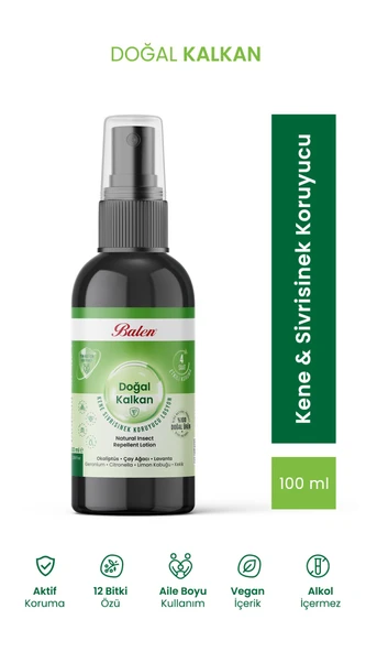 DOĞAL KALKAN – KENE & SİVRİSİNEK KOVUCU LOSYON * 100 ML - 1