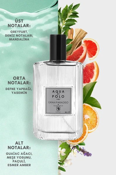 AQUA Dİ POLO 1987 GRAN PARADİSO 50ML EDP ERKEK PARFÜM PLMNPR - 7