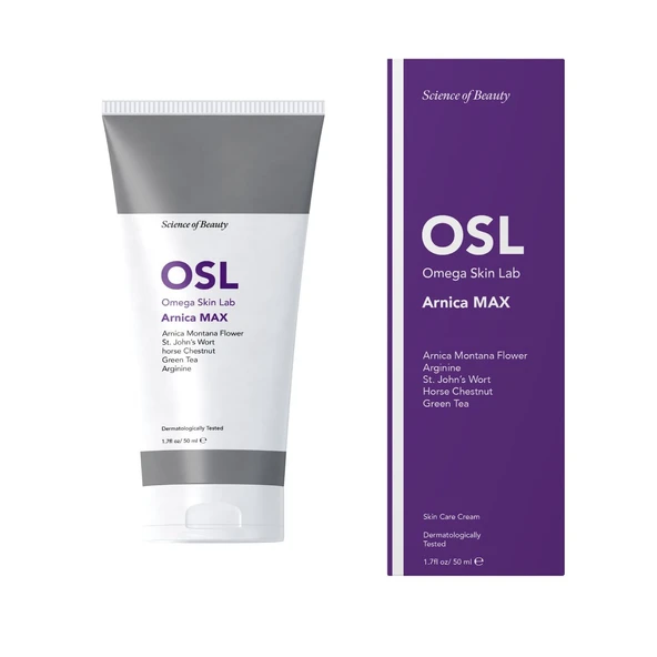 OSL Omega Skin Lab Morluk Ve Ödem Gidermeye Yardımcı Bakım Kremi - Arnica Max 50ml - 1