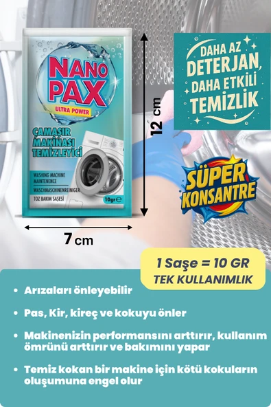 NanoPax Ultra Toz Saşe Temizlik Seti (6 adet Saşe) - 3