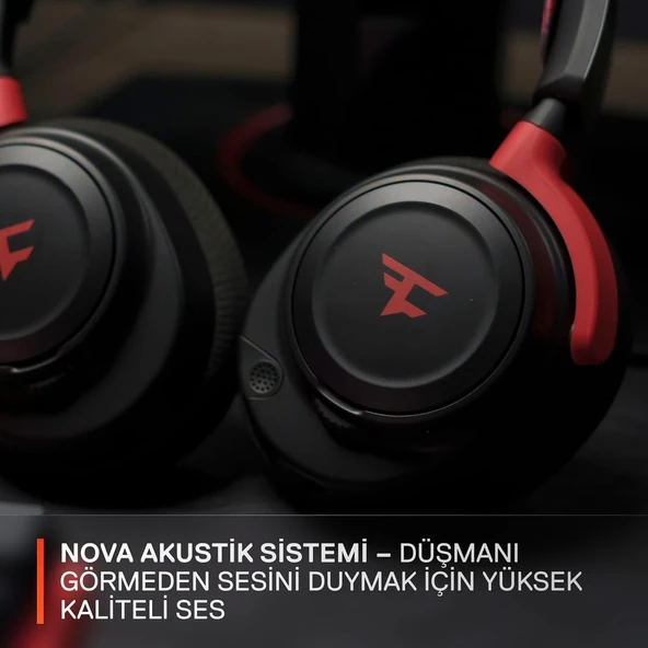 Steelseries Arctis Nova 7 Faze Clan Edition Kablosuz Mikrofonlu Kulak Üstü Oyuncu Kulaklığı - 4