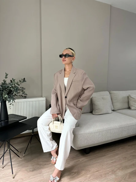 Kadın Ceket Vizon - Resim 4