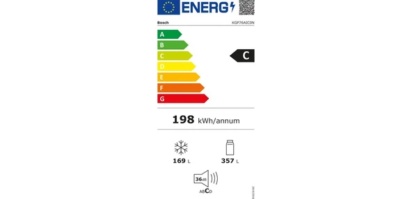 Bosch KGP76AIC0N Serie 8 C Enerji Sınıfı 631 Lt Alttan Donduruculu Buzdolabı - 8