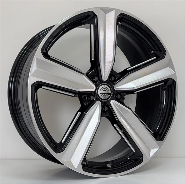18X8J 5X112 ET35 66,45 DEEP BLACK SİLVER DİAMOND BABAYAGA - 1