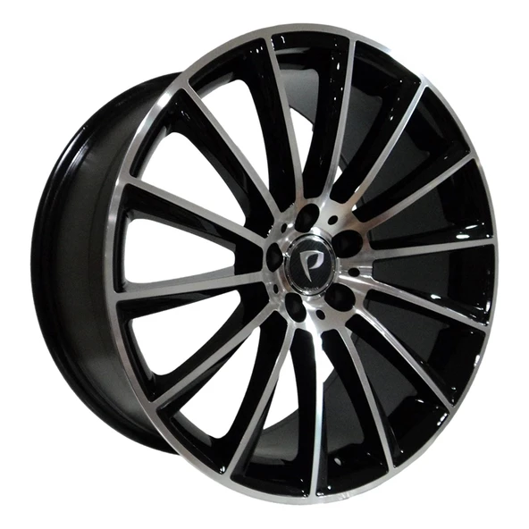 7X16 BK-836 5X112 ET35 66.56 BLACK MACHINED XL - 1