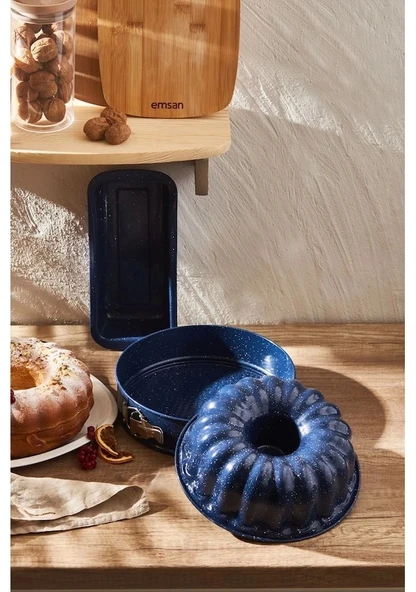Emsan Wellbake 3'lü Kek Kalıbı Seti - 10