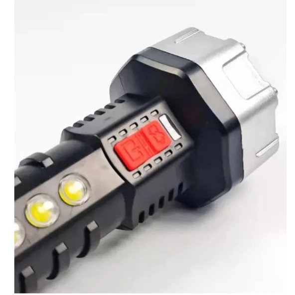 P-17 17+5 Cob Ledli Işıldak Fener - 4