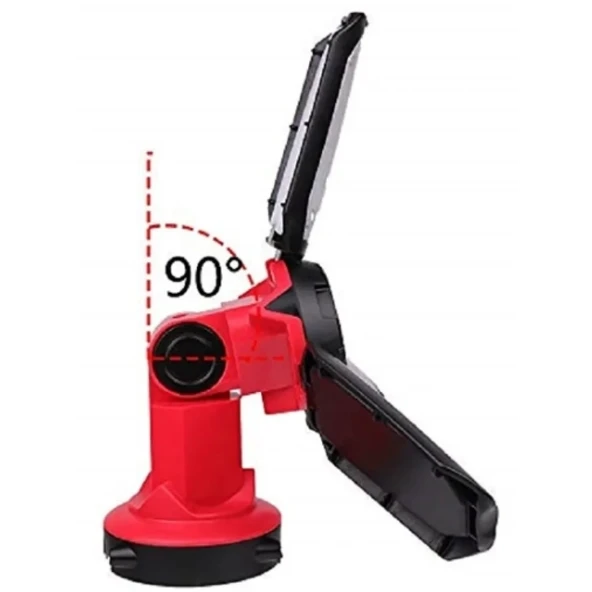 P-8801 Şarjlı Katlanabilir 3xcob Led+ 3w Led Çok Fonksiyonlu Kamp Feneri - 3