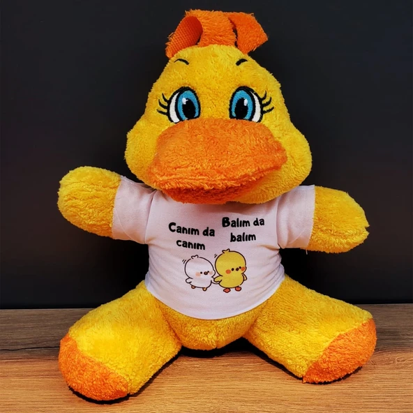 Sevimli Canım Da Canım Balım Da Balım Tasarımlı Peluş Civciv Oyuncak - Resim 2