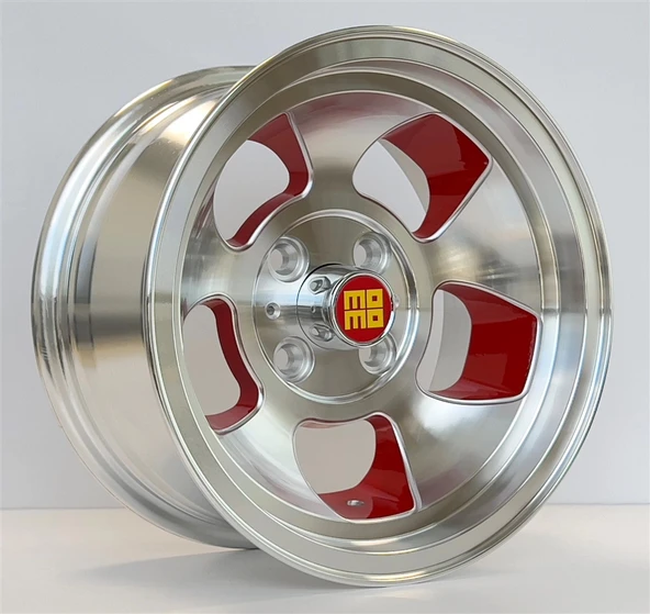 6.5 X 13 EXP-E2301 4X98 ET-10 60.1 RED MACHINED+MILLING