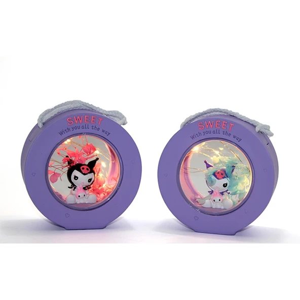 Polyester Kuromi Masa Üstü Lamba Alk1618 ürün görseli 1