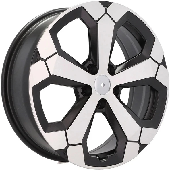 6.5 X 16 BKY-1274 5X114.3 ET40 66.1 BLACK MACHINED XL