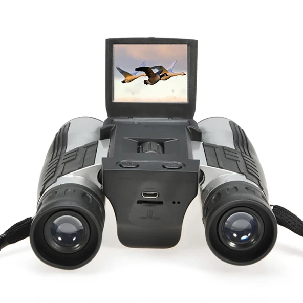 12x32 Zoom Dijital Dürbün Teleskop Kamera 5mp Cmos Sensör 2.0 İnc Tft Full Hd 1080 P Dvr Fotoğraf Video Kayıt Usb Dürbün - 6