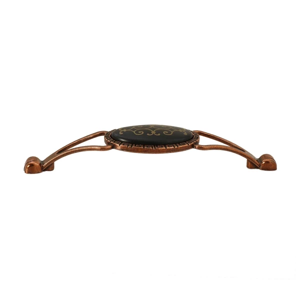 Seçil Eskitme Antik Metal (128 mm-12.8 cm) (4 ADET) Mobilya Mutfak Dolabı Dolap Kulpu Kulbu Kulpları - 6