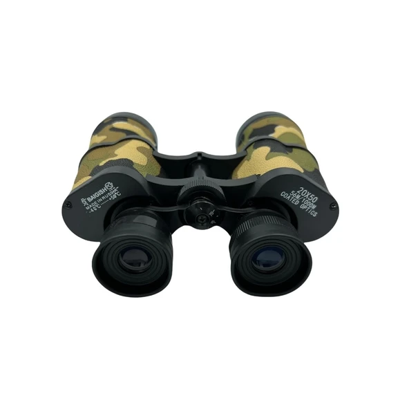 Baigish 20x50 Rus Model Kamuflaj Dürbün, Süper Kalite 1000m/56m - Resim 6