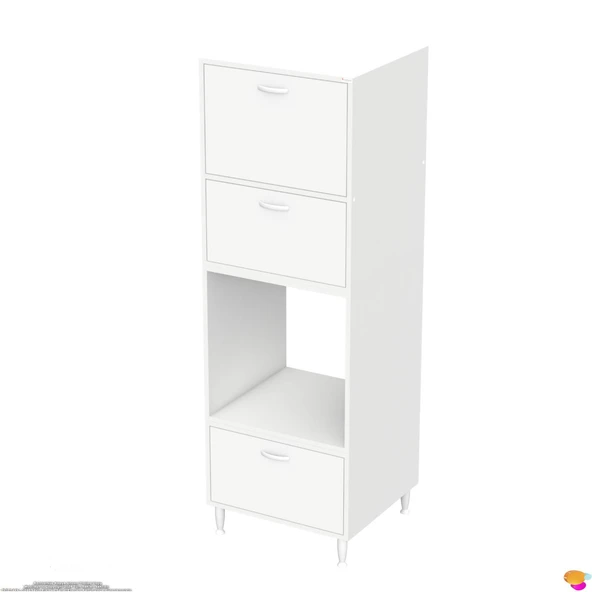Modilayn QEN (60x186x56 cm) Boyutunda Ankastre Mutfak Kiler Dolabı - Geniş Hacimli ve Fonksiyonel - 9