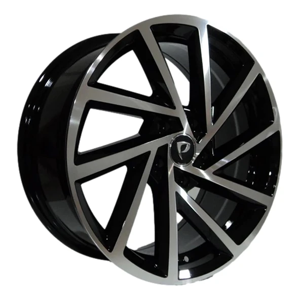 6.5 X 16 BK-5329 5X112 ET40 57.1 BLACK MACHINED XL - 1