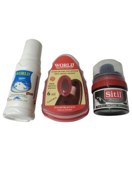Ayakkabı Bakım Seti Siyah Ayakkabı Boyası Ayakkabı Parlatıcı Spor Ayakkabı boyası beyaz - 2