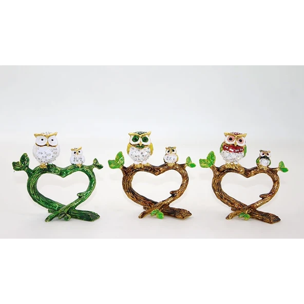 Swaroski 2'li Baykuş Alk2037