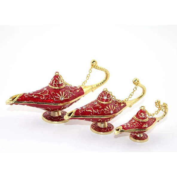 Swaroski Taşlı 3'lü Alaaddin Lambası Alk1923