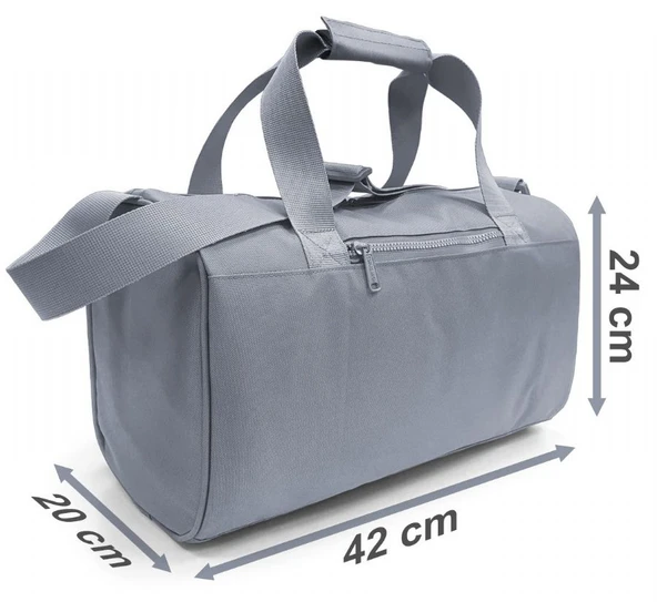 Coral High Erkek Çocuk Spor ve Seyahat Çantası - Yeşil Kahverengi Craft Desenli - 27523 - 5