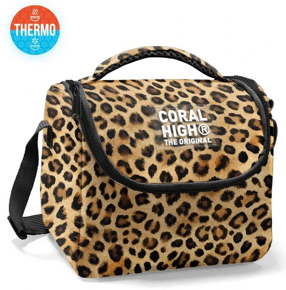 Coral High Thermo Beslenme Çantası - Kız Çocuk, Kahverengi Leopar - Resim 2
