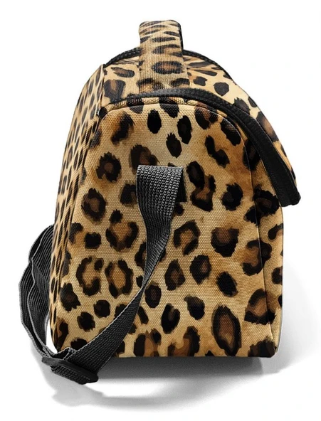 Coral High Thermo Beslenme Çantası - Kız Çocuk, Kahverengi Leopar - Resim 3