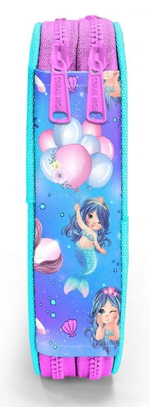 Coral High İki Katlı Organizer Kalemlik - Turkuaz Unicorn, Kız Çocuk, Turkuaz Unicorn - Resim 9